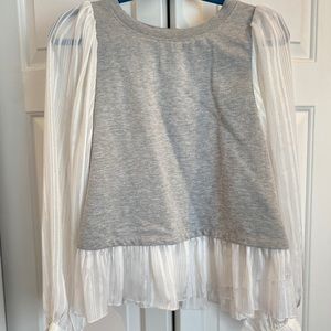 Anthro Akemi + Kin Nell sweater sleeve sweatshirt